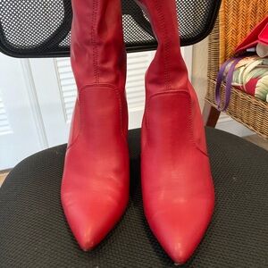Elegant Red Women's Boots